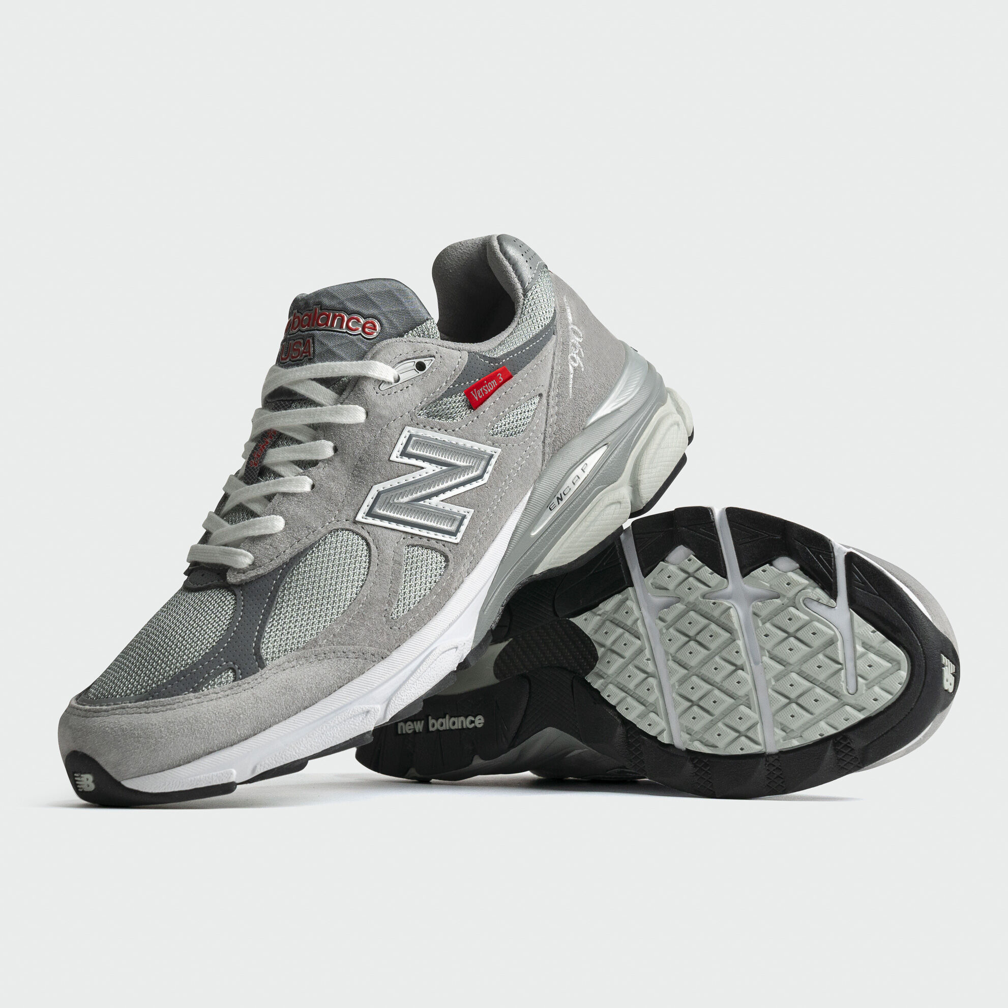 新品 27cm New Balance 990V3 made in U.S.A New Balance 990v3 Made in USA Gray 2021 M990VS3 Men's Size